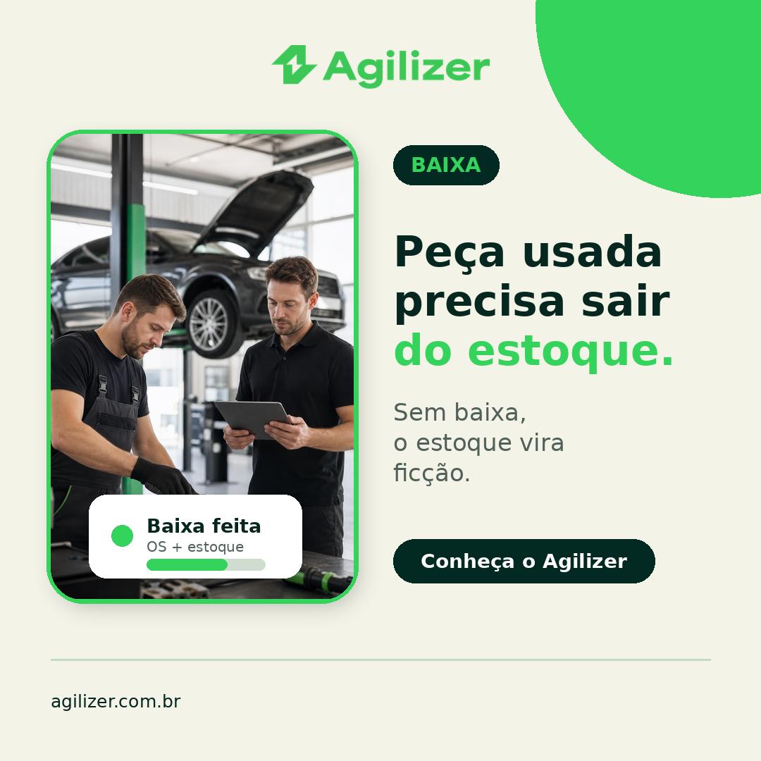 Post Agilizer Baixa de estoque Modelo 2