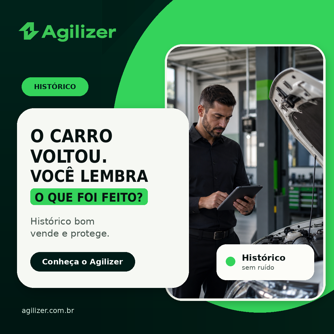 Post Agilizer Histórico do veículo Modelo 1